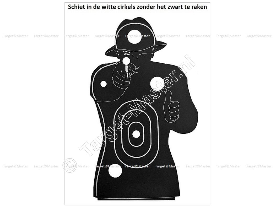 MOBSTER Airgun Paper Targets 29.5x42 centimeter package of 10